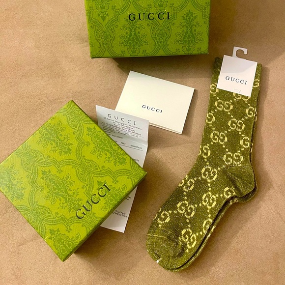 Gucci Accessories - Gucci Green Socks